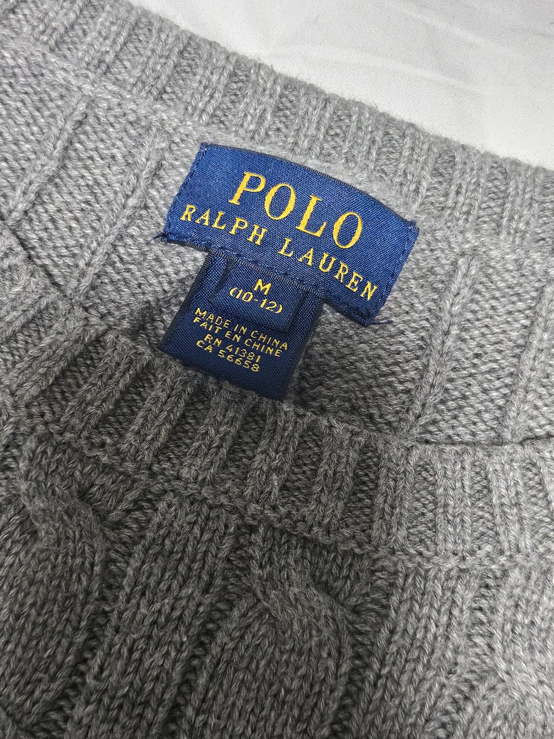 폴로랄프로렌 케이블 니트 여성 S 상품이미지3