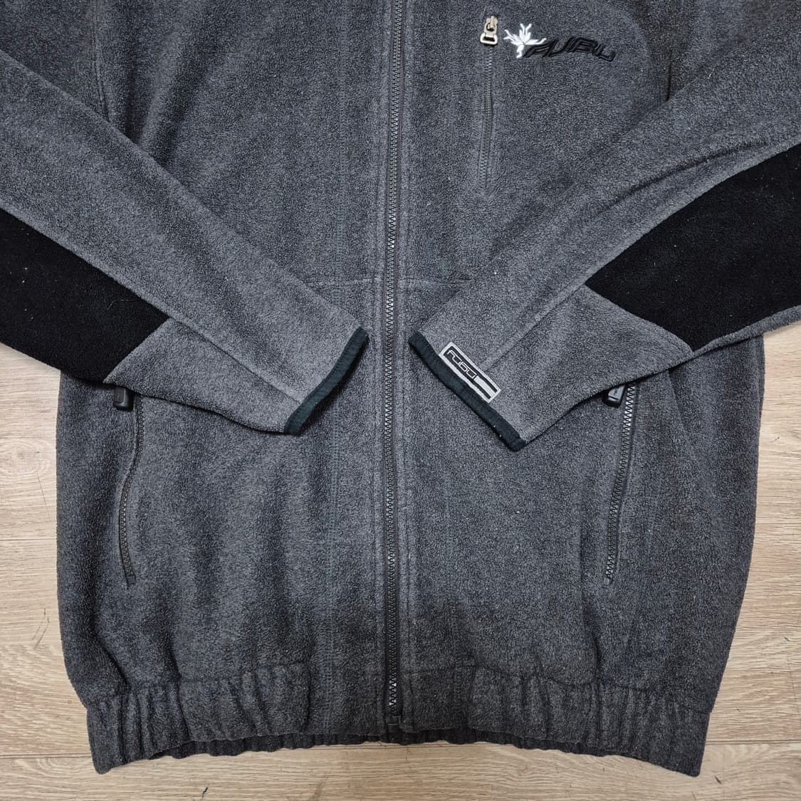 FUBU 푸부 남성 올드스쿨 로고 후리스 자켓 M(95) 상품이미지3