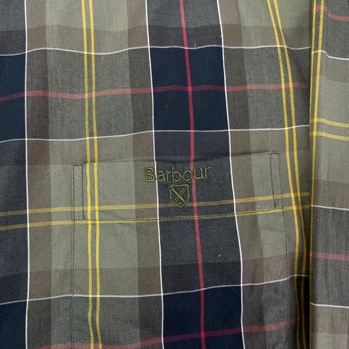 100 바버 빈티지 체크 셔츠 상품이미지3