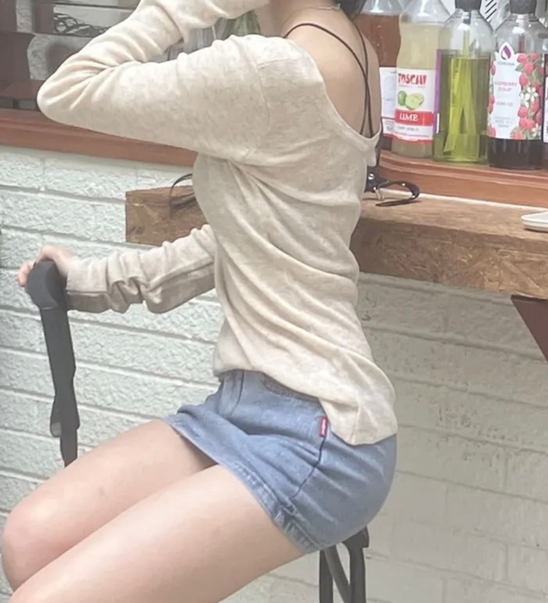 엔젤넘버555 레이어드 니트 상품이미지2