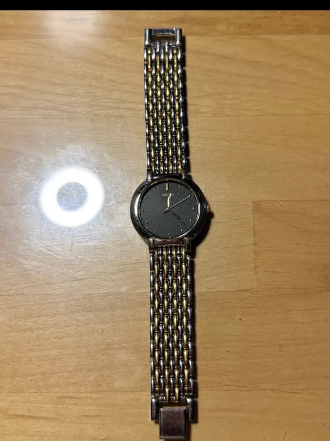 90년대 세이코 콤비 쿼츠 검판 상품이미지6