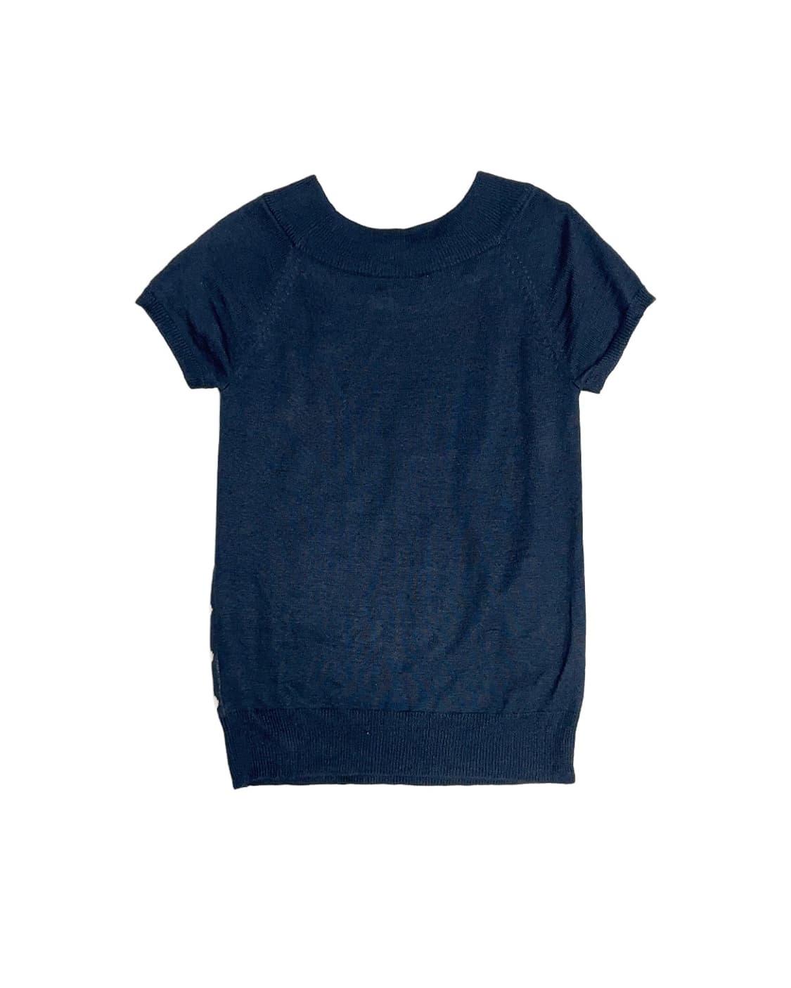 코에티 땡땡이 버튼 포인트 반팔 풀오버 상품이미지2