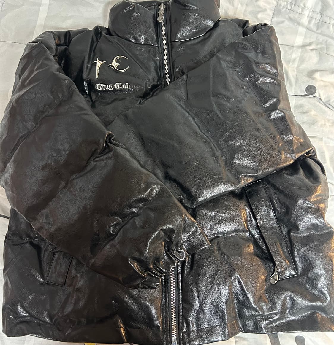 떠그클럽 레더 패딩 점퍼 3에러 상품이미지1