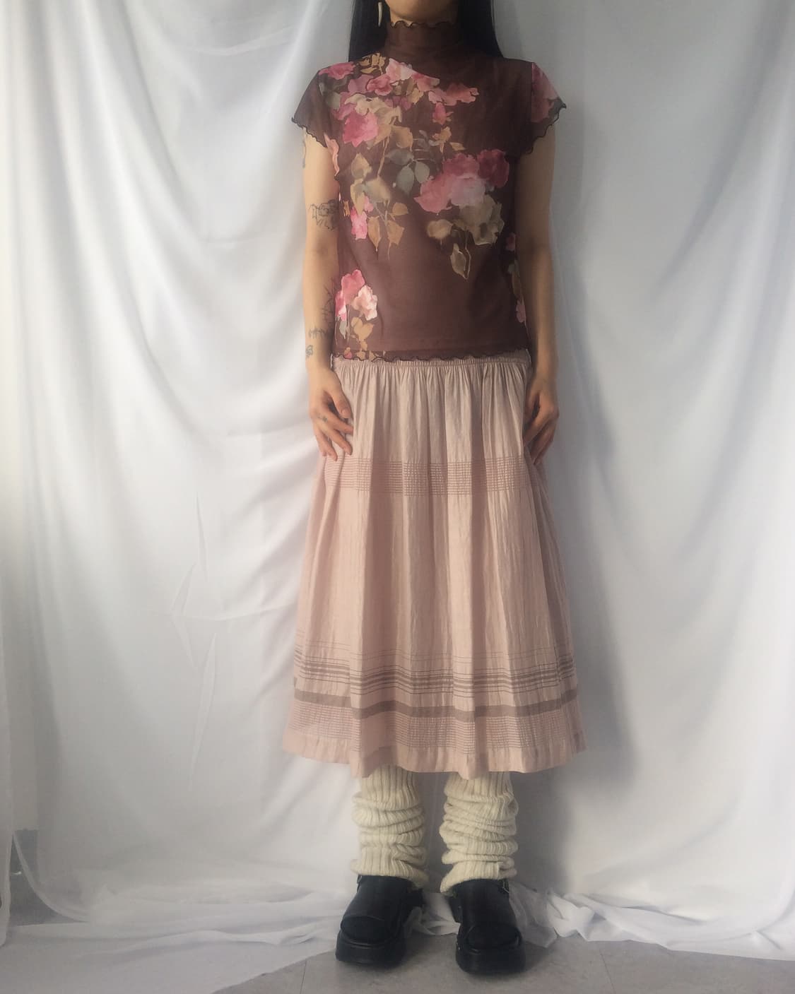 Line detail skirt 상품이미지6
