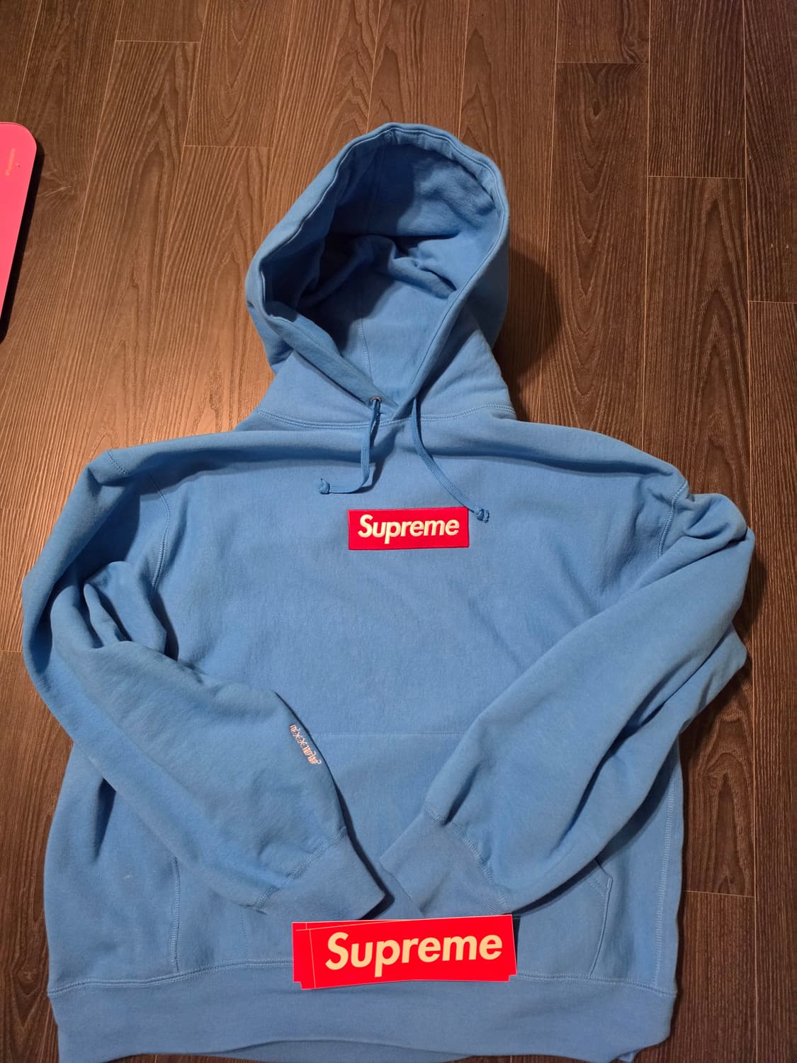 슈프림 박스로고 후드 스웨트셔츠 시안 - 25FW XL 상품이미지1