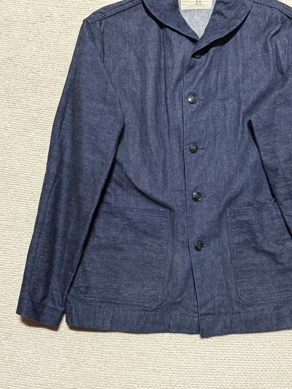 브론슨 데님 워크자켓 38사이즈 상품이미지4