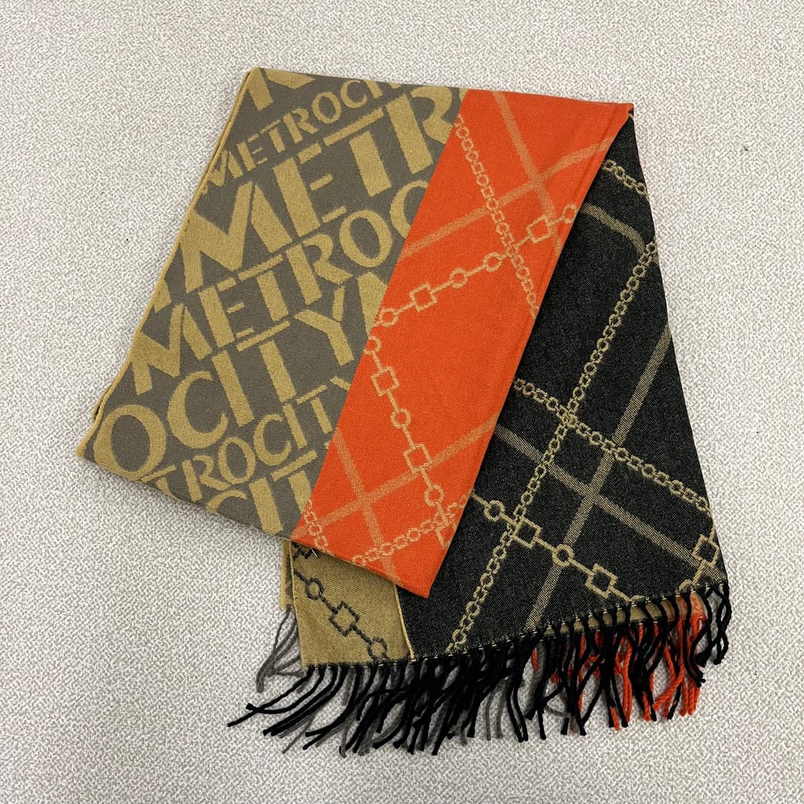 실측확인 메트로시티 테슬 머플러 숄 0130M2 상품이미지2