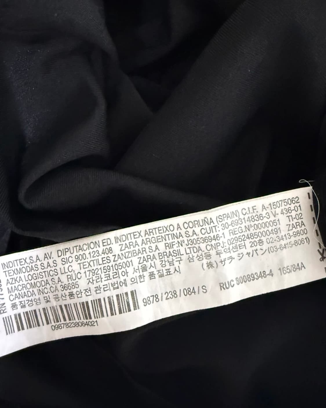 자라 도트 원피스 (S) 상품이미지5