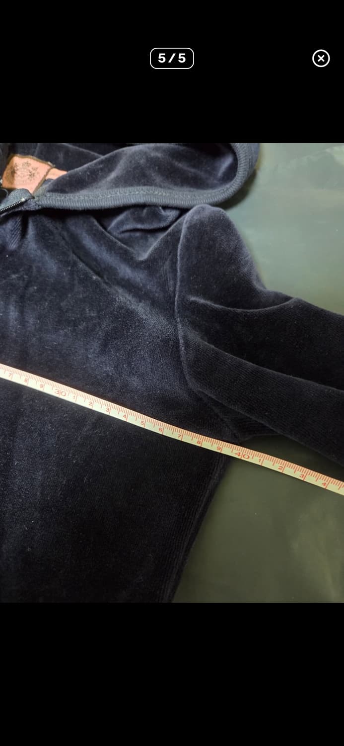 쥬시꾸뛰르 네이비 후드집업 상품이미지5