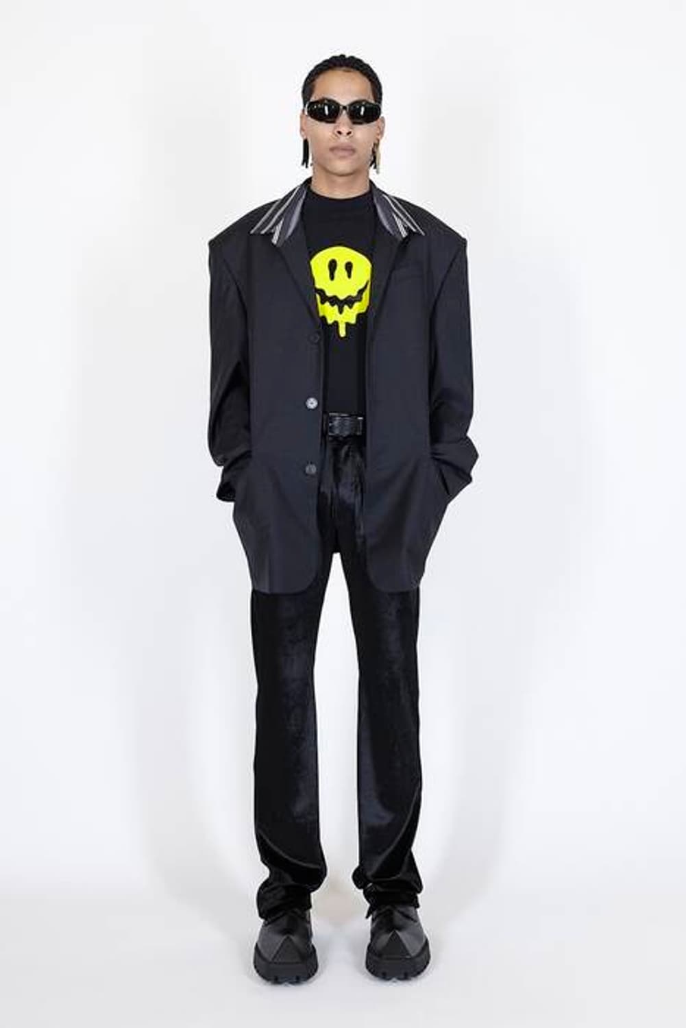 [S] 발렌시아가 하이브리드 셔츠 카라 자켓 블레이저 상품이미지1