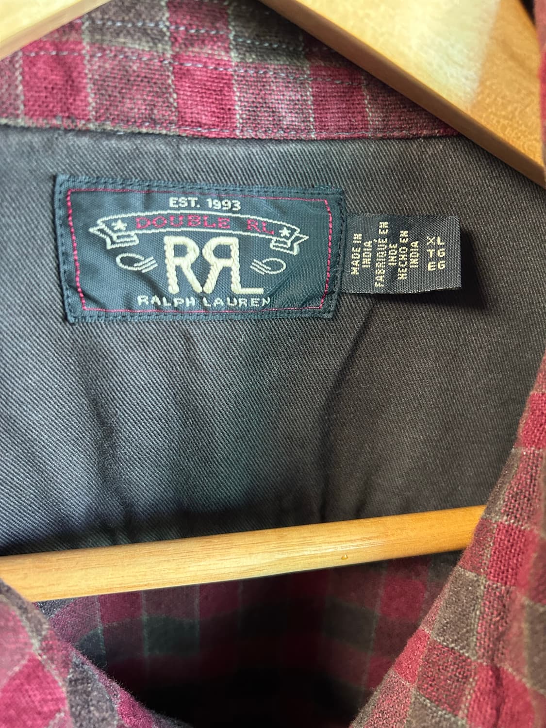 [XL] RRL 체크 우븐 셔츠 자켓 상품이미지3