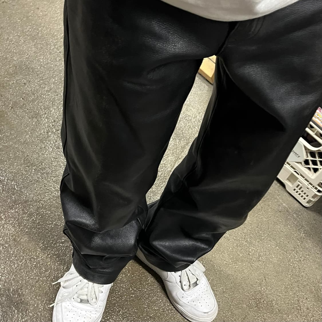 빈티지 가죽 팬츠 (32“) 상품이미지7