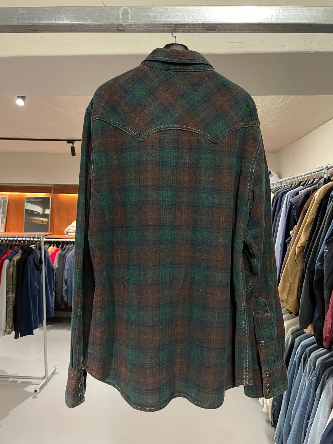 빈티지 헤비코튼 웨스턴 셔츠 상품이미지5