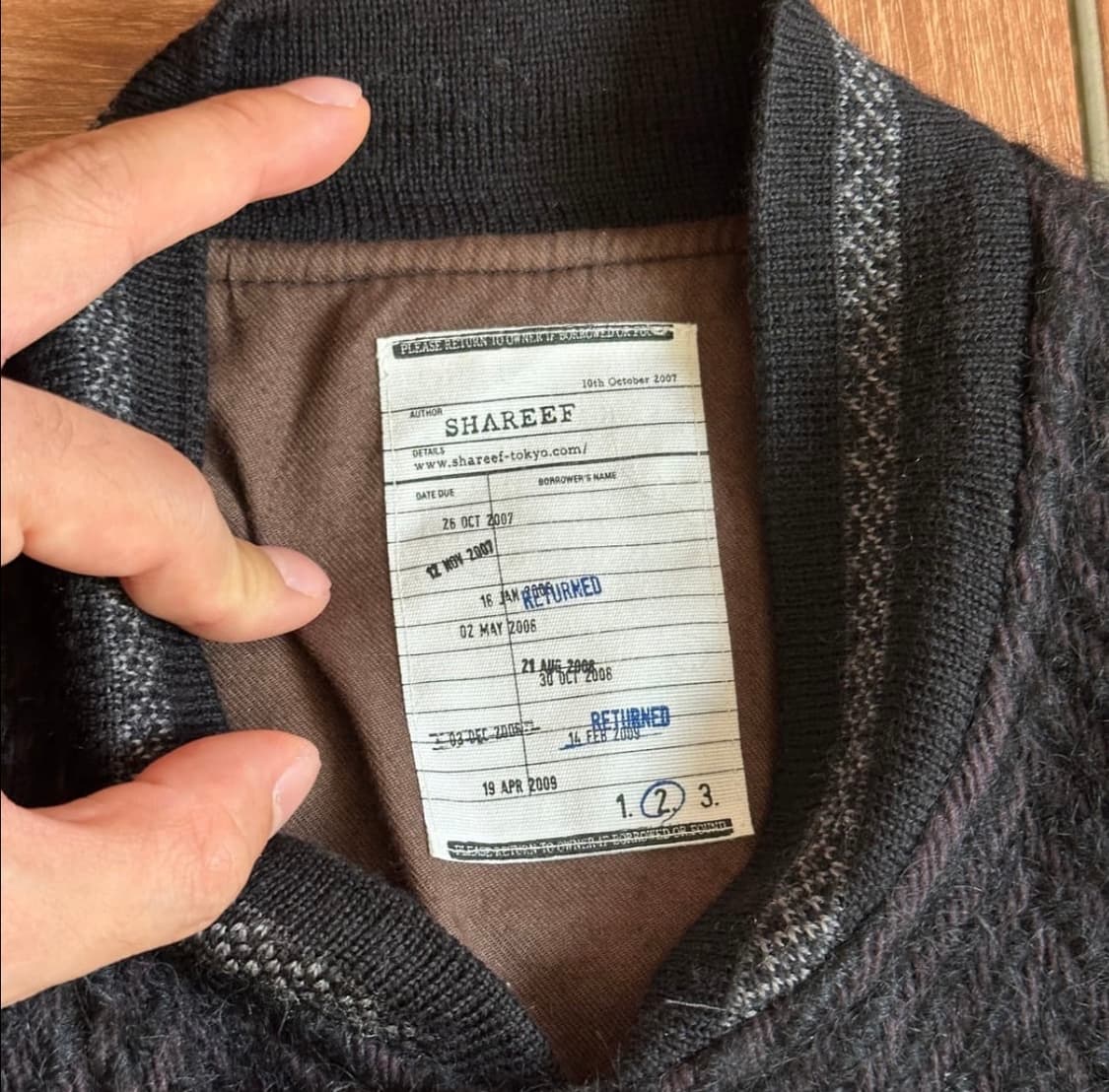 Shareef 울 소가죽 바시티 자켓 상품이미지8