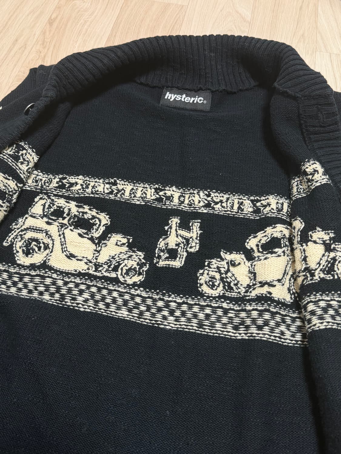 히스테릭글래머 코위찬 버튼 가디건 M 상품이미지4