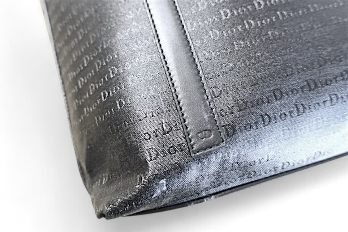 디올옴므 캔버스 레더 로고 자카드 토트백 상품이미지8