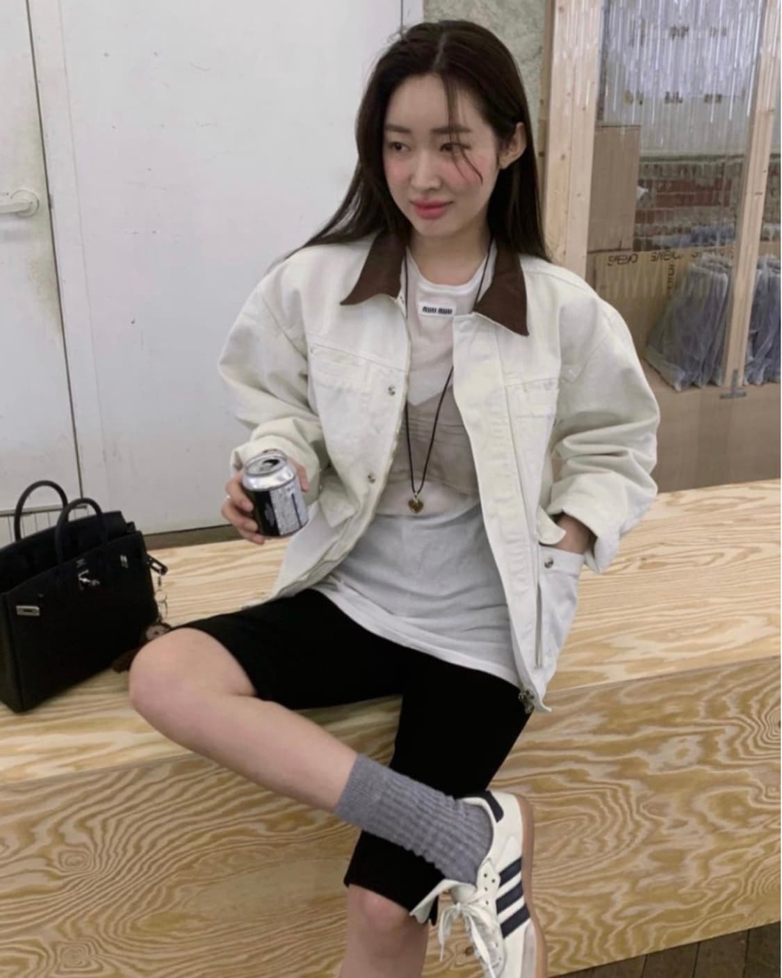 GBH BIKER SHORTS M 차정원 카프리 상품이미지2