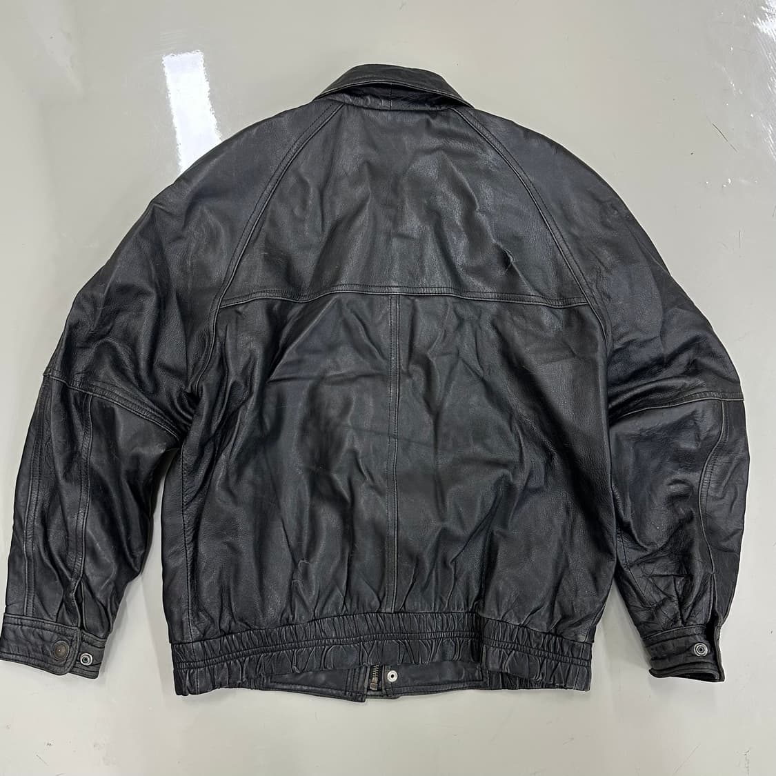 90s 빈티지 램스킨 레더 자켓 상품이미지6