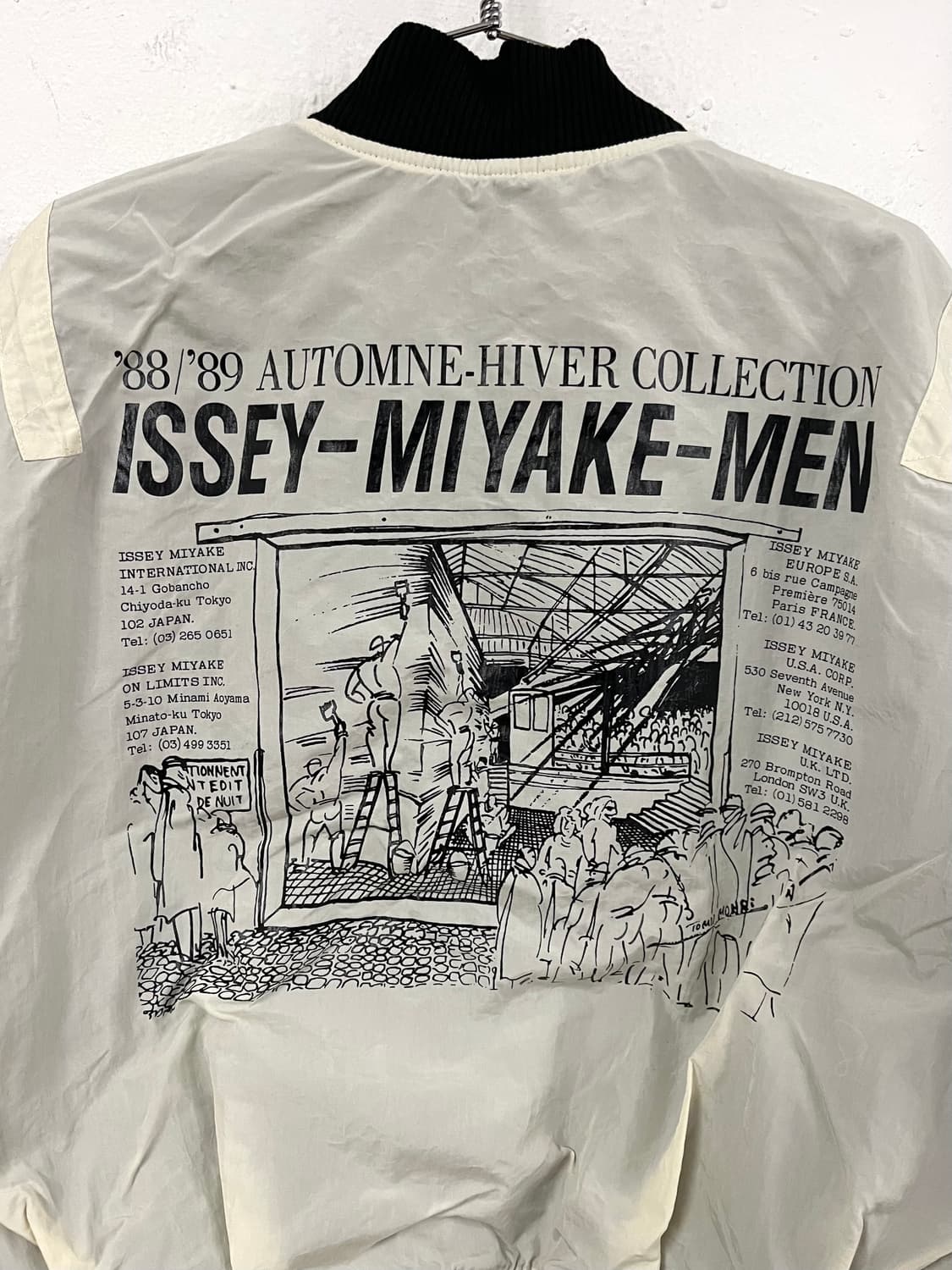 이세이미야케 1988 AW 스태프 리버시블 봄버 자켓 상품이미지4