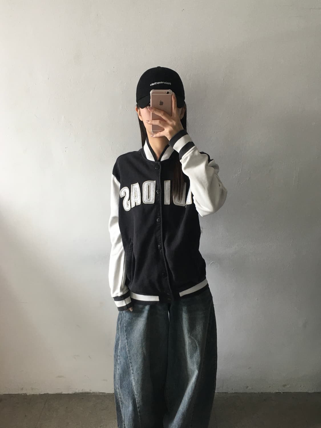 아디다스 빅로고 바시티 자켓 상품이미지2