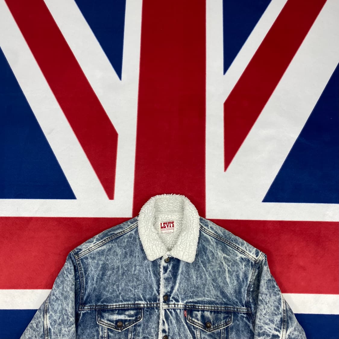 USA 리바이스 데님 쉐르파자켓 L 상품이미지2