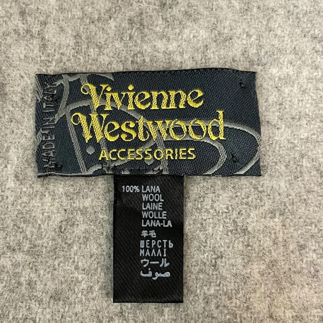 비비안웨스트우드 그레이 울 머플러 상품이미지5