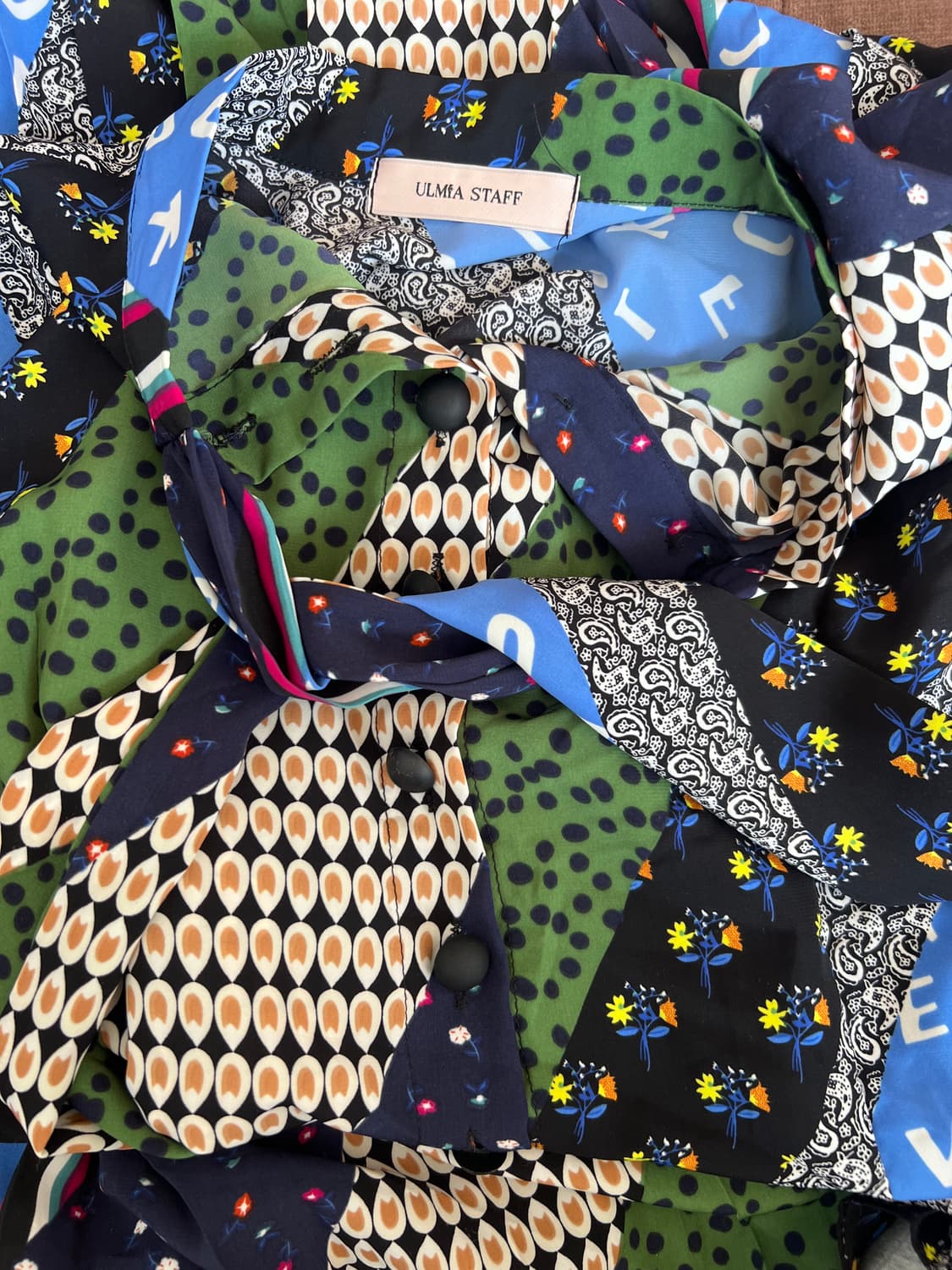 율미아스텝 ULMIA STAFF 여성 패턴원피스 플리츠원피스 상품이미지5