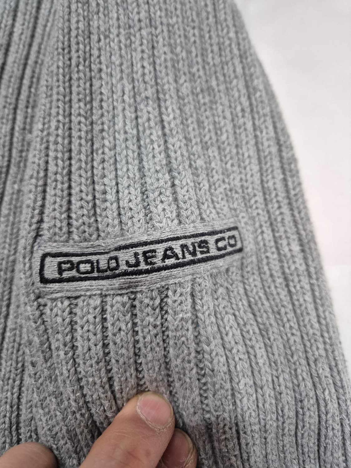 폴로 진 헤비 골지 니트 상품이미지3