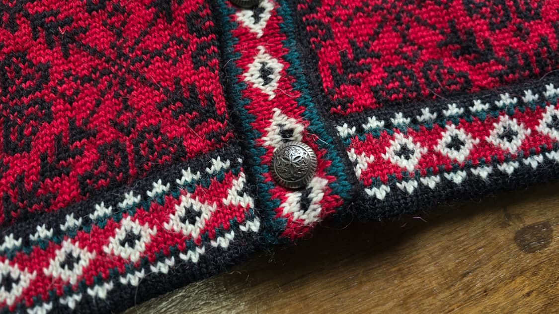 L.L.Bean 엘엘빈 노르딕 가디건  Merino wool 100% 상품이미지5