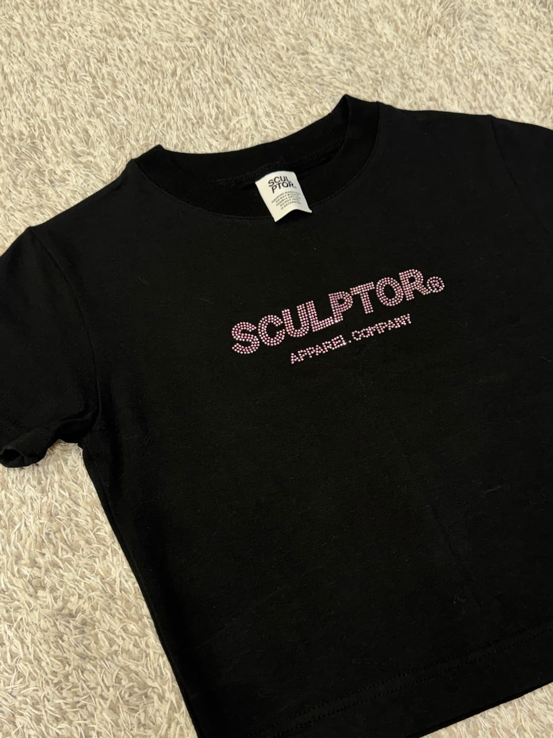 스컬프터 크롭티 반팔티 상품이미지1