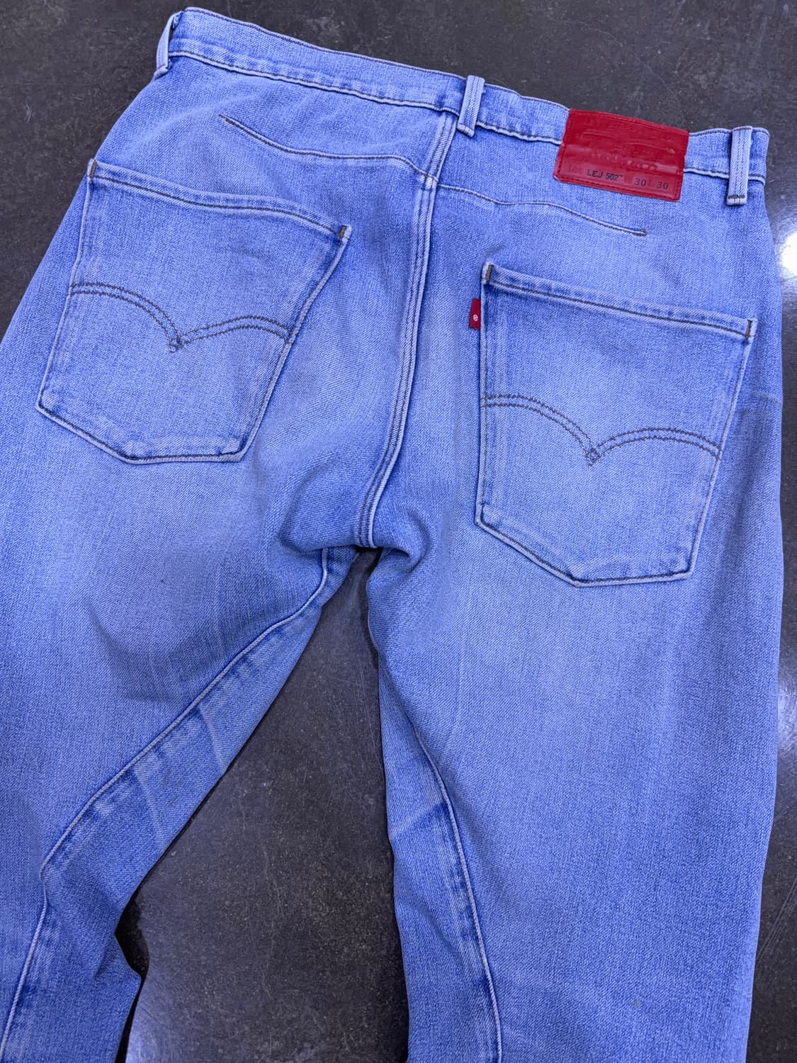 리바이스 502 엔지니어드진 연청 워싱 데님팬츠 30 상품이미지7
