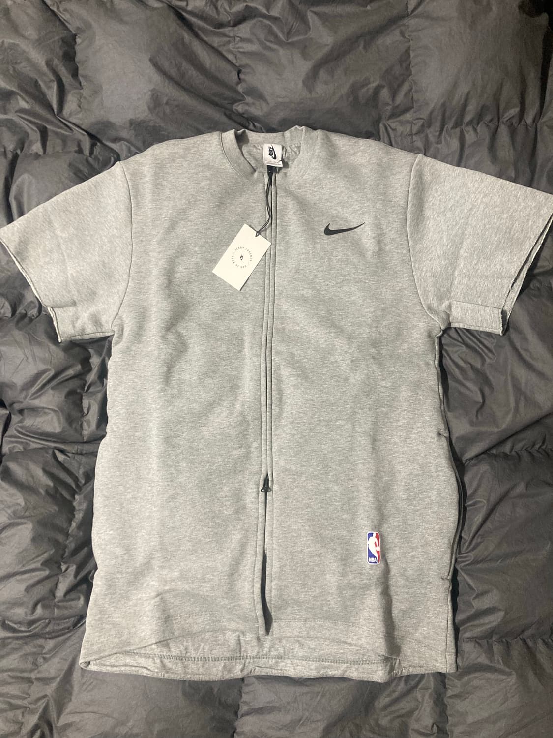 [XS] 나이키 X 피어오브갓 웜업 탑 그레이 초판 상품이미지1