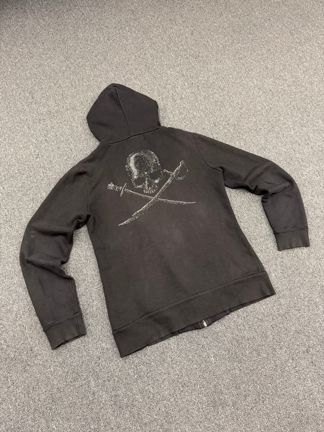 OS)Hiromu takaha 빈티지 스컬 포인트 후드집업 상품이미지5