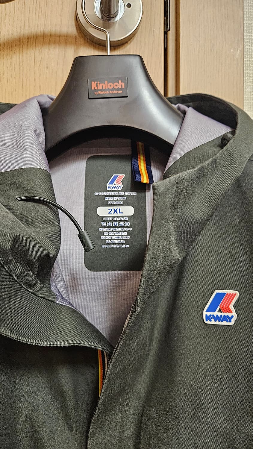 K-WAY 3LAYER COTTON RAIN HOODIE JACKET  상품이미지2