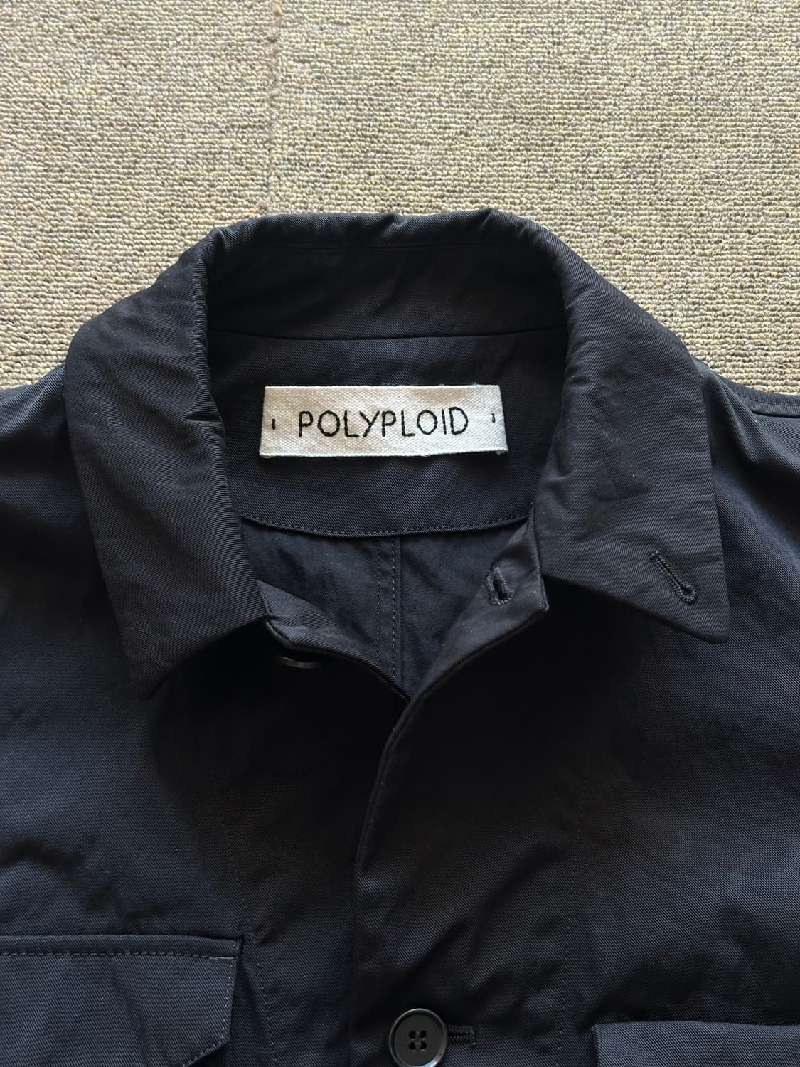 [2] polyploid 나일론 블랙 셔츠 자켓 상품이미지3