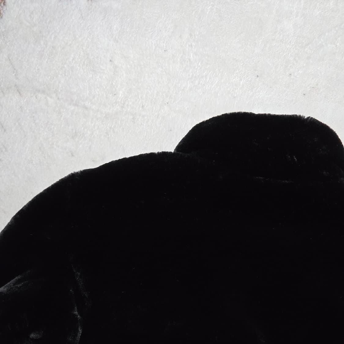 자라 빈티지 블랙 퍼 집업 자켓 상품이미지5