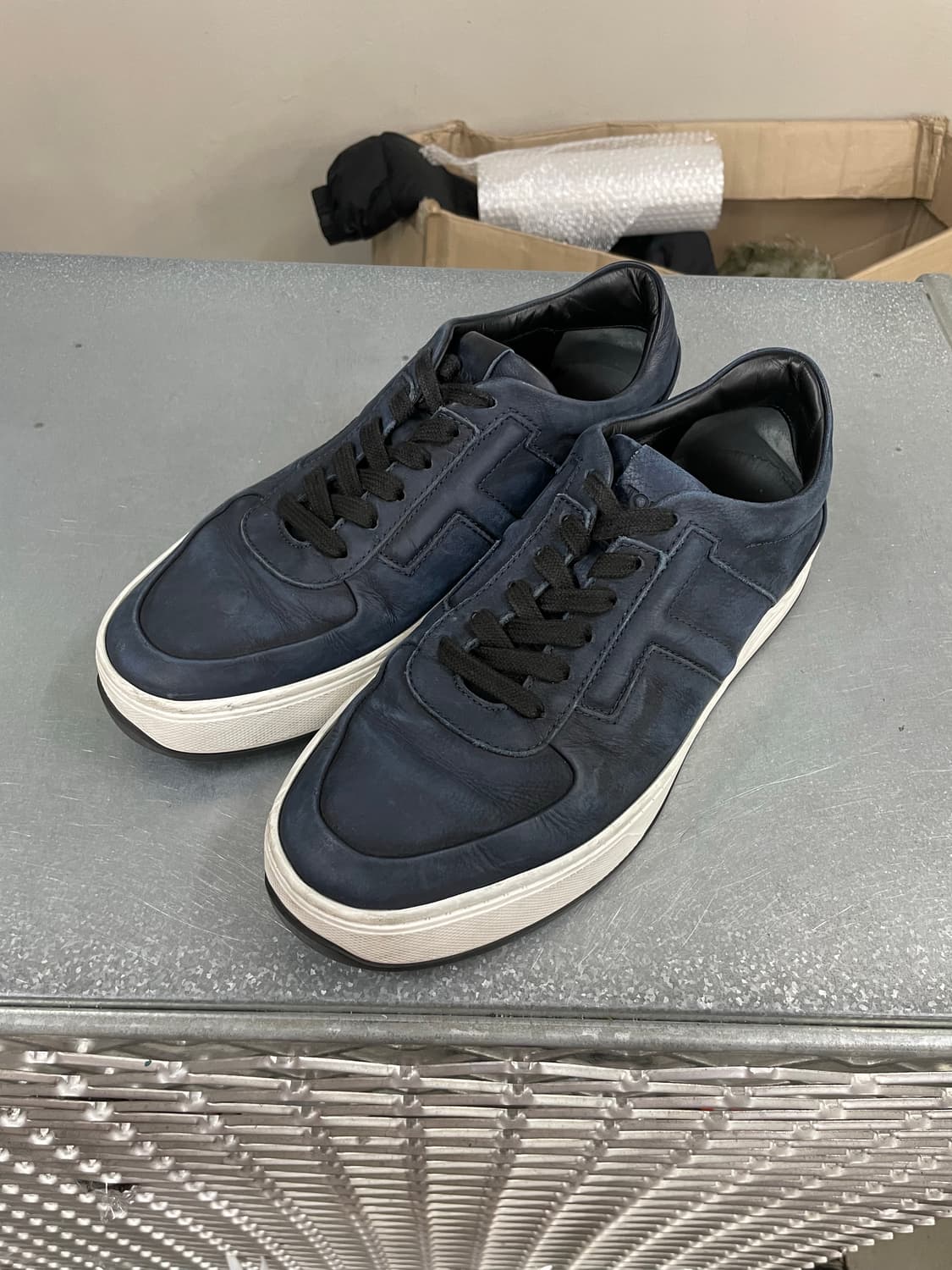 토즈 나부크 스니커즈 블루 6 상품이미지2