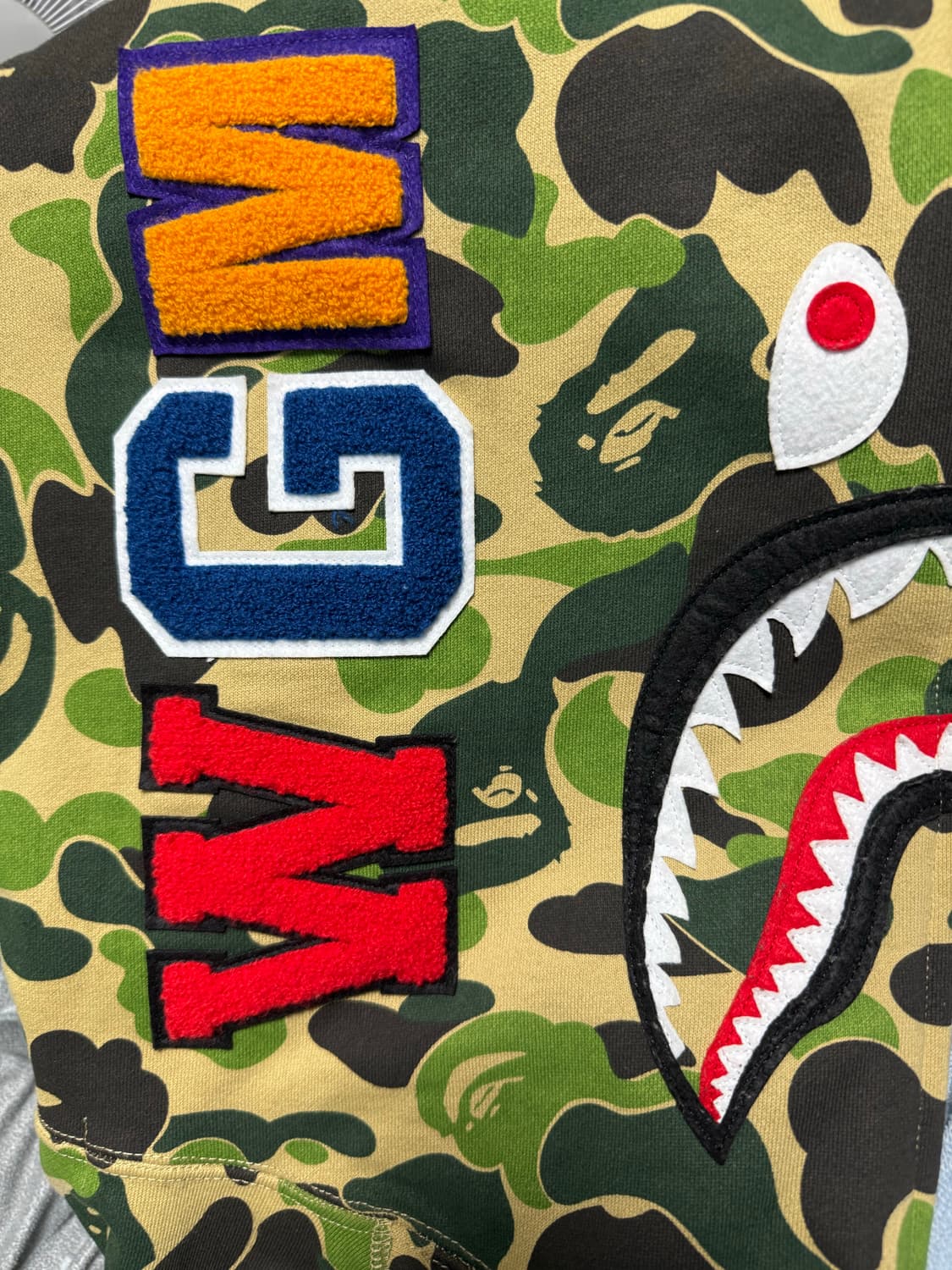 베이프 후드집업 녹계 상품이미지2