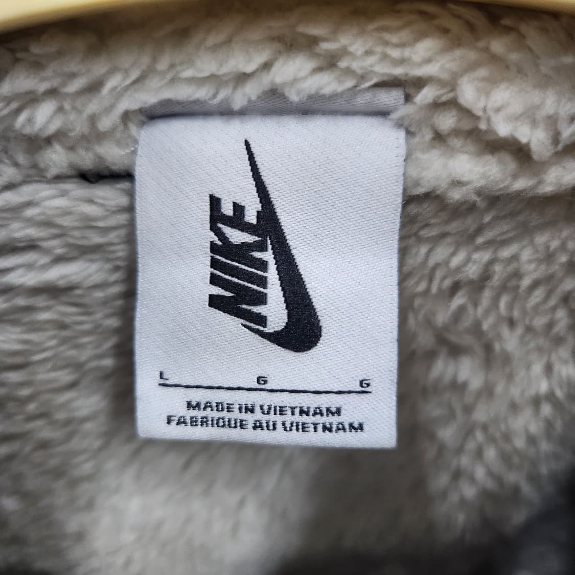 나이키 스웨이드 로고 집업(양털) L 상품이미지4