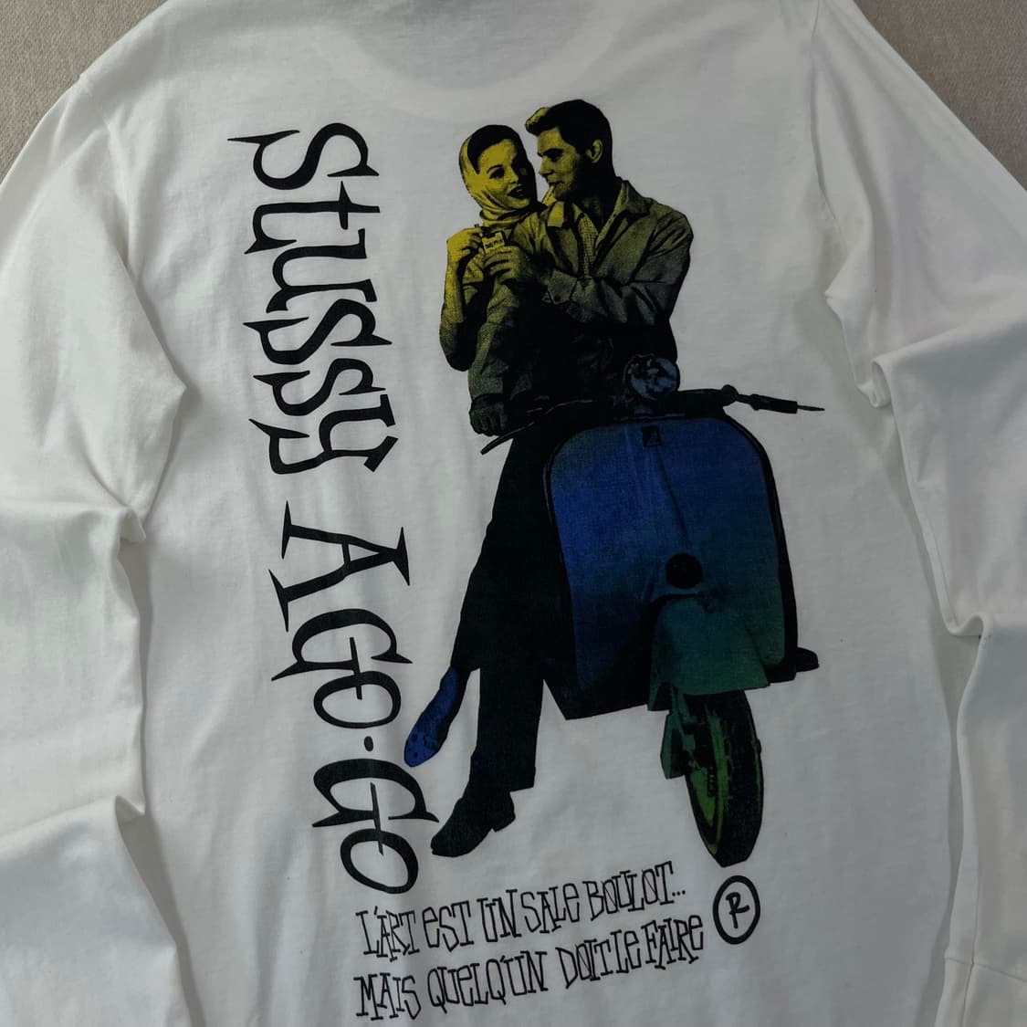 100 스투시 A-GO-GO 롱슬리브 티셔츠  상품이미지6