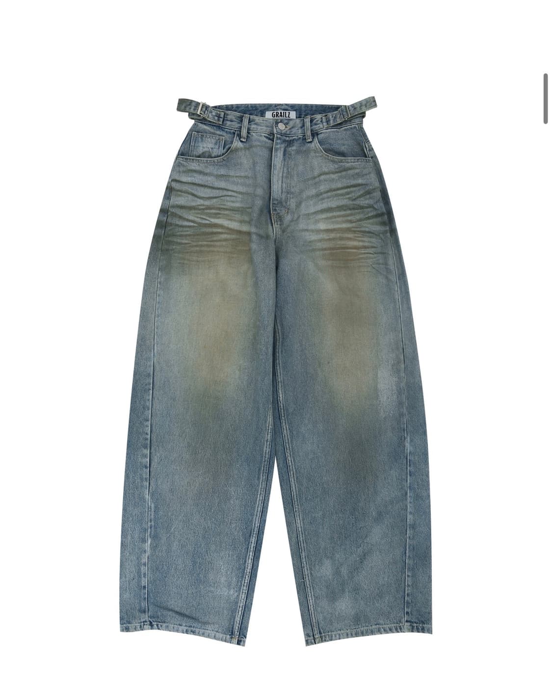 2) 그레일즈 코티드 벌룬 데님 상품이미지1