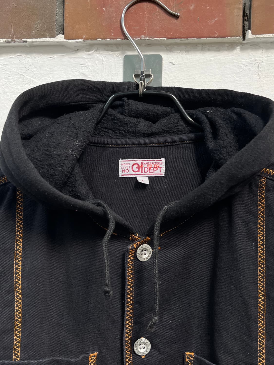 G-dept 스티치 후디 배기 셔츠 L 상품이미지2