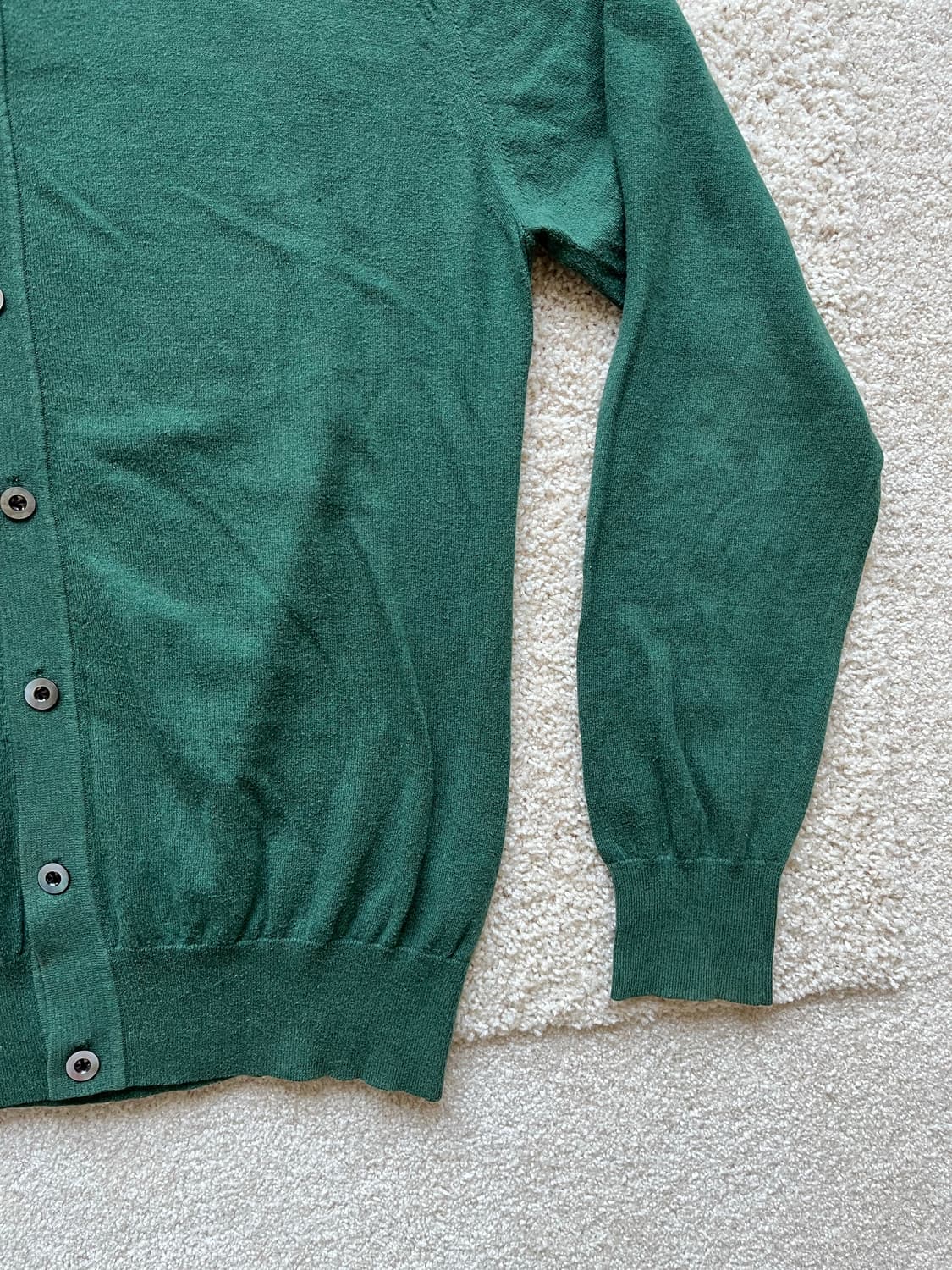 쉽스 스탠드칼라 니트 가디건 (95-103) 상품이미지4