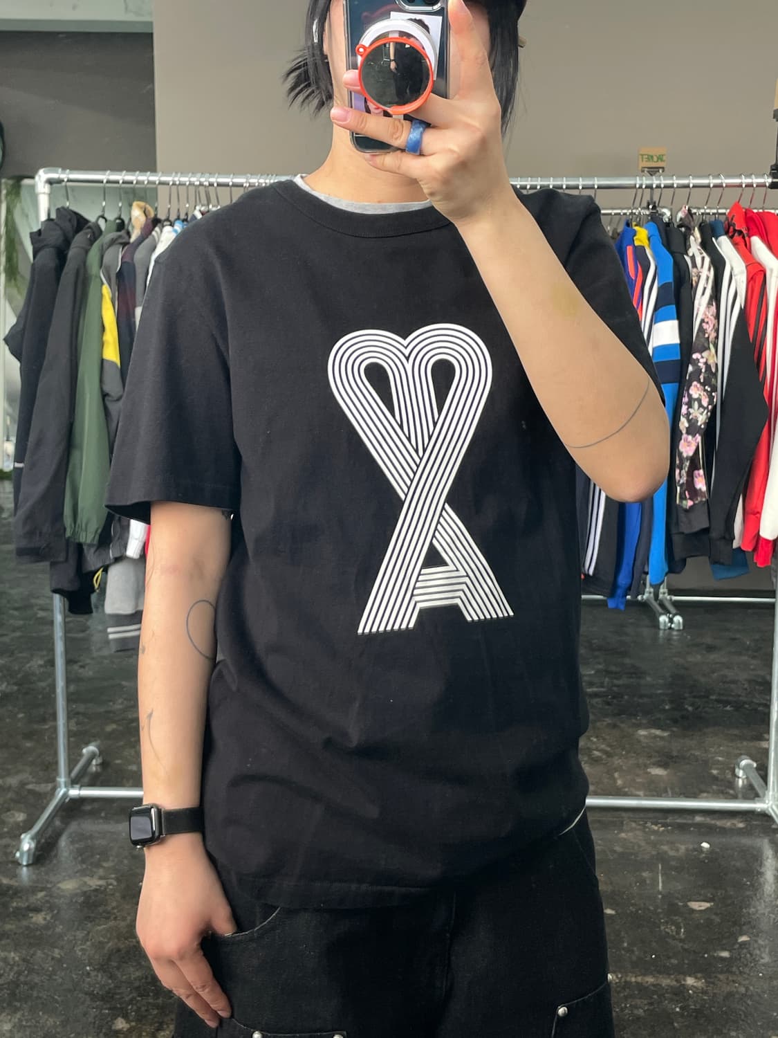 AMI 아미 프린팅 반팔 티셔츠  상품이미지2