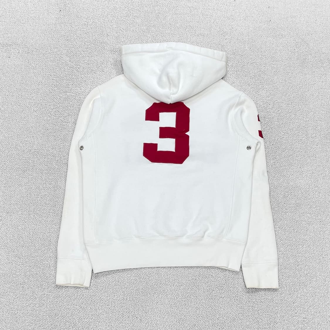 폴로 랄프로렌 LXVII 빅 포니 럭비 후드티 화이트 상품이미지2