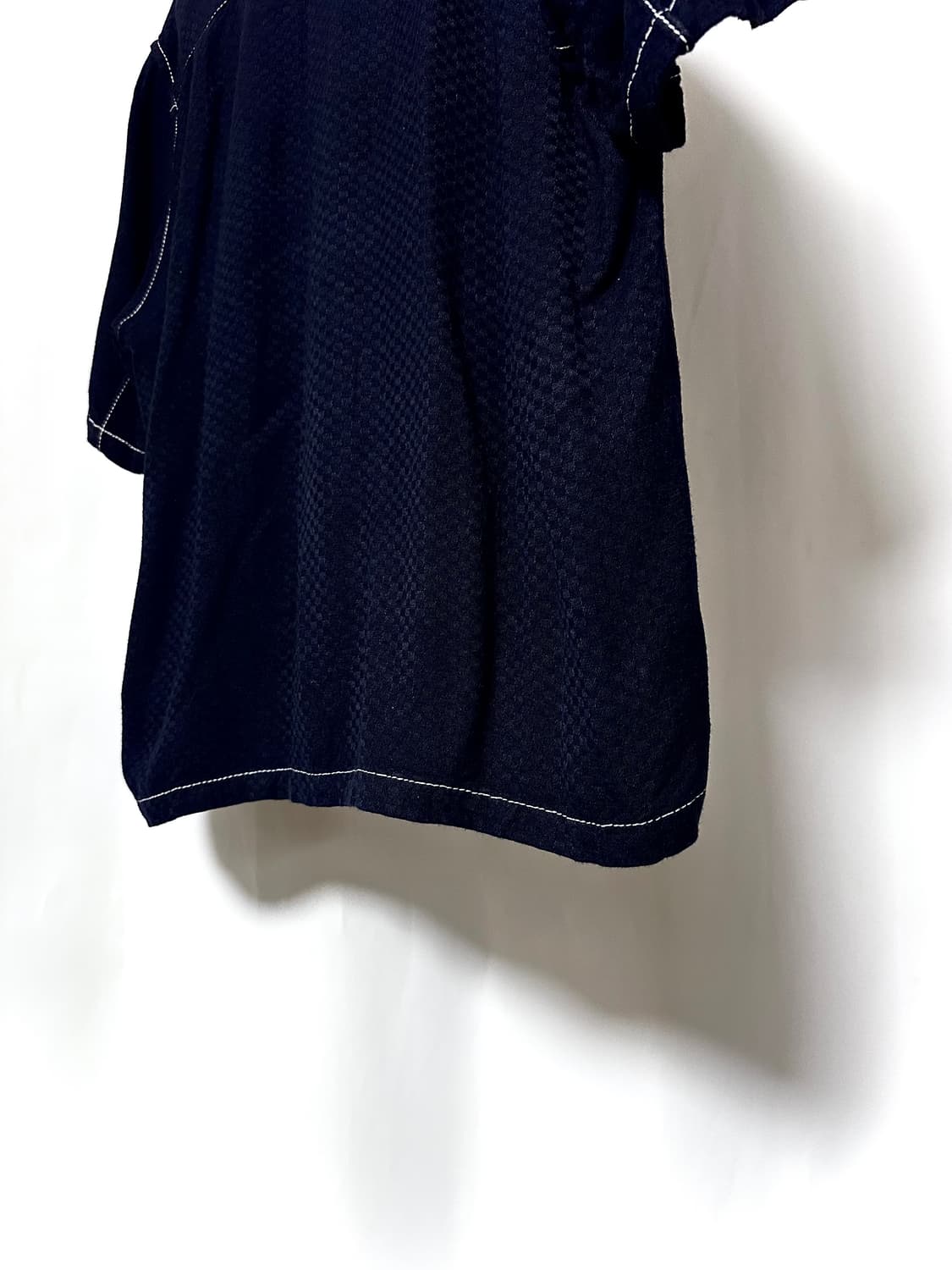 COMME des GARÇONS 스티치 오픈카라 셔츠 상품이미지9