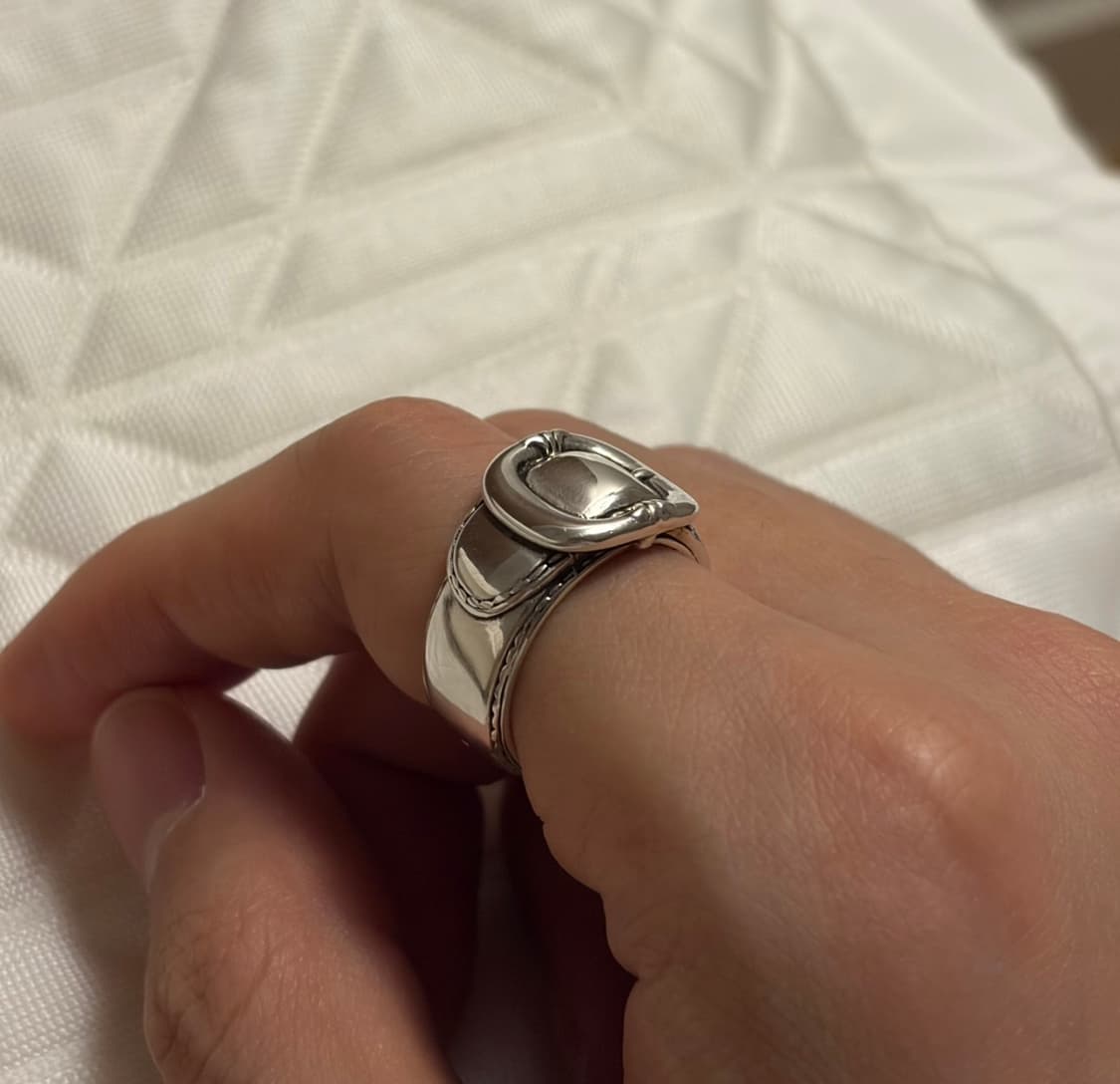 [US8] 크롬하츠 건슬링어 벨트링 라지 상품이미지3