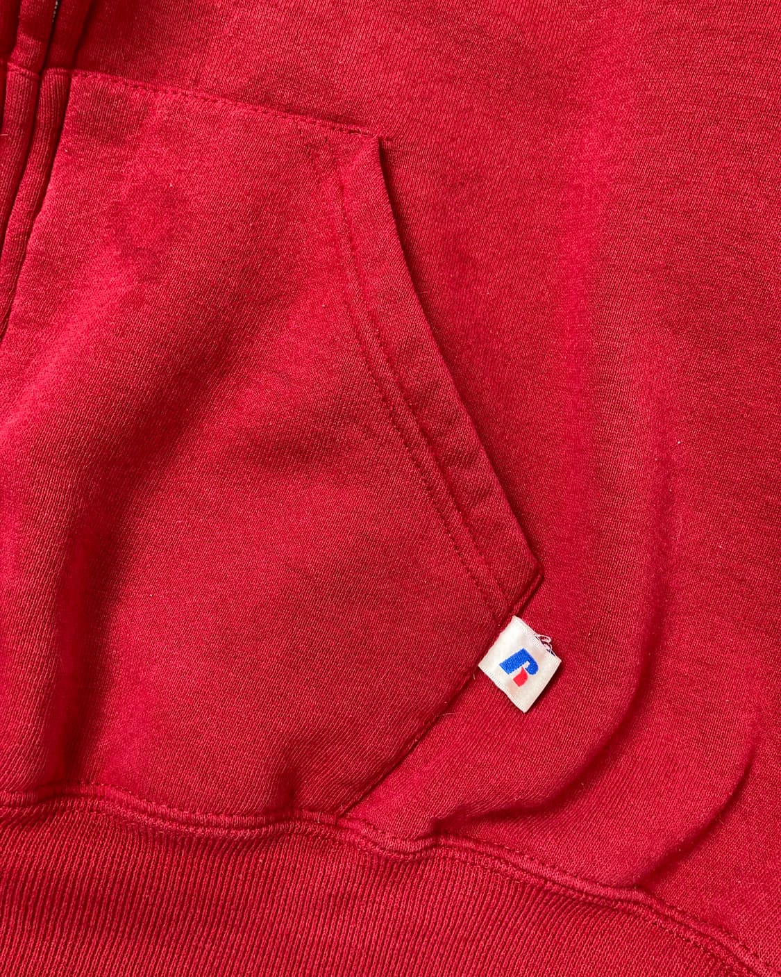 90s Russell Zip Up Hoodie (red) 상품이미지5