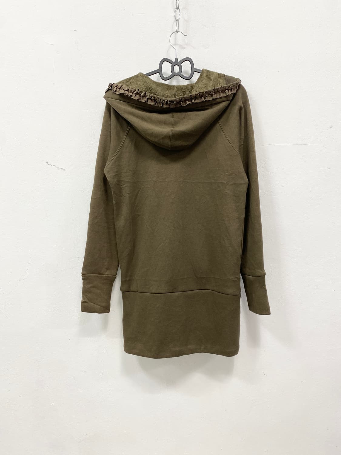 [&LOVE] 말차라떼 맛 레이스 후드집업 원피스 상품이미지5