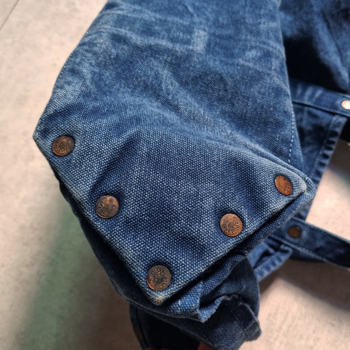 JOE McCOY Coal Tote Bag (INDIGO DYED) 상품이미지9